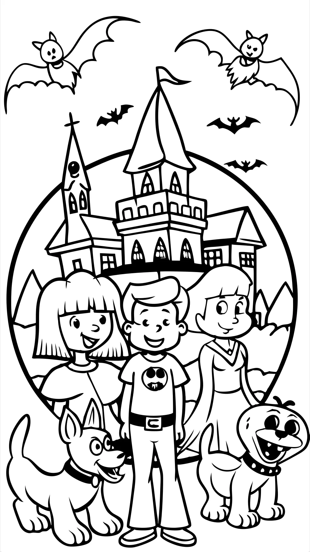 free scooby doo coloring pages